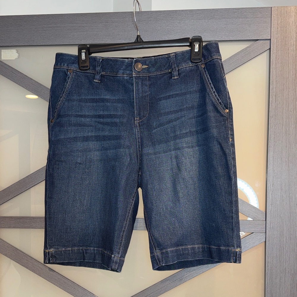 One5One Dark Blue Denim Shorts 10” Inseam